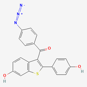 3-(4-Azidobenzoyl)-6-hydroxy-2-(4-hydroxyphenyl)benzo(b)thiophene