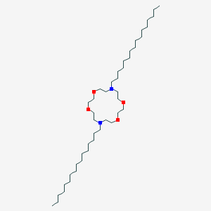 molecular formula C44H90N2O4 B12286616 7,16-Dihexadecyl-1,4,10,13-tetraoxa-7,16-diazacyclooctadecane 