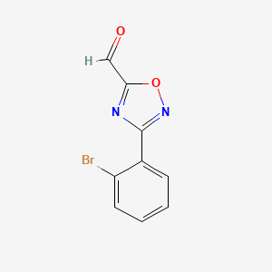 3-(2-Bromophenyl)-1,2,4-oxadiazole-5-carbaldehyde