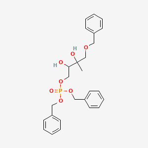 Dibenzyl (2,3-dihydroxy-3-methyl-4-phenylmethoxybutyl) phosphate