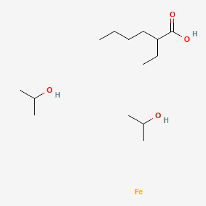 molecular formula C14H32FeO4 B12286682 2-Ethylhexanoic acid;iron;propan-2-ol 