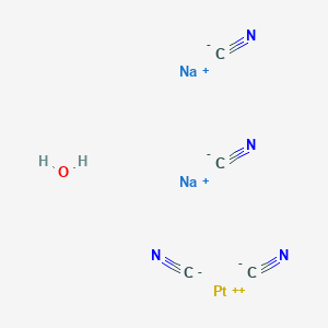 molecular formula C4H2N4Na2OPt B12286710 disodium;platinum(2+);tetracyanide;hydrate 