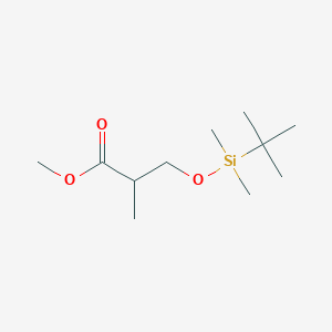 Methyl 3-[tert-butyl(dimethyl)silyl]oxy-2-methylpropanoate