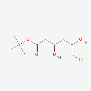 molecular formula C10H19ClO4 B12286738 tert-Butyl(3S,4R)-6-Chloro-3,5-dihydroxyhexanoate 