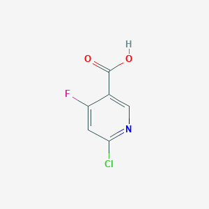 6-Chloro-4-fluoronicotinic acid