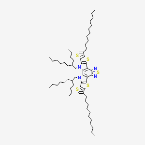 3,27-bis(2-butyloctyl)-8,22-di(undecyl)-6,10,15,20,24-pentathia-3,14,16,27-tetrazaoctacyclo[16.9.0.02,12.04,11.05,9.013,17.019,26.021,25]heptacosa-1(18),2(12),4(11),5(9),7,13,16,19(26),21(25),22-decaene