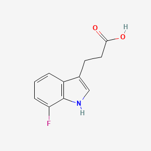 3-(7-Fluoro-3-indolyl)propanoic Acid