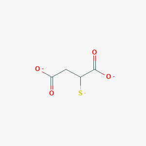 molecular formula C4H3O4S-3 B1228681 2-Sulfidobutanedioate 