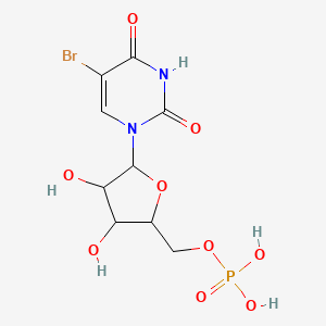 molecular formula C9H12BrN2O9P B12286816 5-Bromo-5'-uridylic Acid Triethylamine Salt 