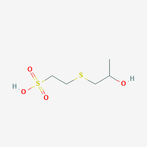 molecular formula C5H12O4S2 B1228682 2-羟丙基-辅酶 M 