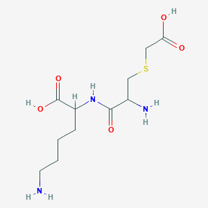 6-Amino-2-[[2-amino-3-(carboxymethylsulfanyl)propanoyl]amino]hexanoic acid