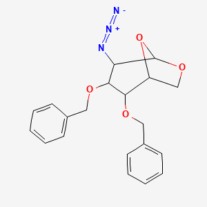 4-Azido-2,3-bis(phenylmethoxy)-6,8-dioxabicyclo[3.2.1]octane