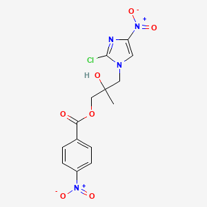 (R)-3-(2-Chloro-4-nitro-1H-imidazol-1-yl)-2-hydroxy-2-methylpropyl4-Nitrobenzoate