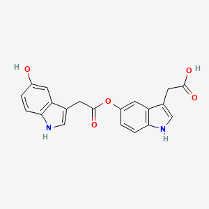 molecular formula C20H16N2O5 B12286930 5-Hydroxyindole-4,6,7-d3-3-acetic--d2 Acid 