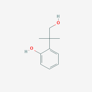 molecular formula C10H14O2 B12286931 2-(1-Hydroxy-2-methylpropan-2-yl)phenol 