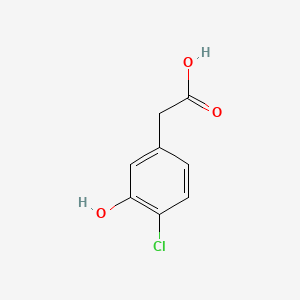 molecular formula C8H7ClO3 B1228697 4-氯-3-羟基苯乙酸 CAS No. 60397-70-8