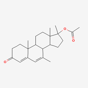 (17beta)-17-(Acetyloxy)-7,17-dimethylandrosta-4,6-dien-3-one