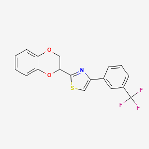 molecular formula C18H12F3NO2S B12287055 Caspase Inhibitor X 