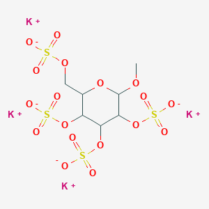 Methyla-D-glucopyranoside2,3,4,6-tetrasulfatepotassiumsalt