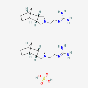 Methanohexohydroisoindoline ethylguanidine hemisulfate