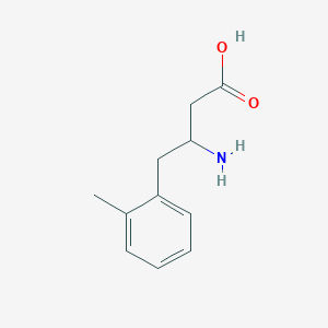 molecular formula C11H15NO2 B12287081 3-Amino-4-(o-tolyl)butyric Acid 