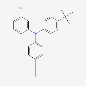 Benzenamine,3-bromo-N,N-bis[4-(1,1-dimethylethyl)phenyl]-