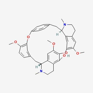 molecular formula C37H40N2O6 B1228713 Panurensine CAS No. 55701-99-0