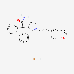 molecular formula C28H29BrN2O2 B12287159 2,3-DehydroDarifenacinHydrobromide 