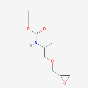 molecular formula C11H21NO4 B12287222 (R)-N-Boc-1-[(S)-oxiran-2-ylmethoxy]-2-propanamine 