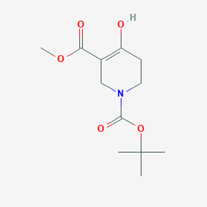 1-tert-butyl 3-methyl 4-hydroxy-5,6-dihydropyridine-1,3(2H)-dicarboxylate