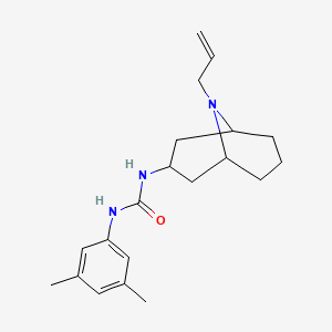 1-(3,5-Dimethylphenyl)-3-(9-prop-2-enyl-9-azabicyclo[3.3.1]nonan-3-yl)urea