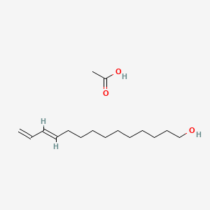 molecular formula C16H30O3 B12287291 11,13-Tetradecadien-1-ol, acetate, (11E)- 