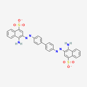 3,3'-(Biphenyl-4,4'-diyldidiazene-2,1-diyl)bis(4-aminonaphthalene-1-sulfonate)