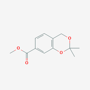 4H-1,3-Benzodioxin-7-carboxylic acid, 2,2-dimethyl-, methyl ester