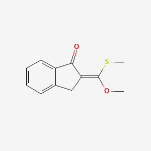 (Z)-2,3-dihydro-2-[methoxy(methylthio)methylene]-1H-Inden-1-one