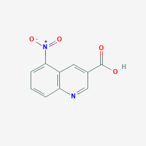 molecular formula C10H6N2O4 B12287399 5-Nitroquinoline-3-carboxylic acid CAS No. 102312-48-1