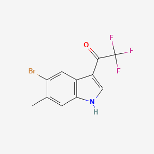 1-(5-Bromo-6-methyl-3-indolyl)-2,2,2-trifluoroethanone