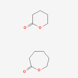 molecular formula C11H18O4 B1228742 Poly(epsilon-caprolactone-delta-valerolactone) CAS No. 29612-36-0