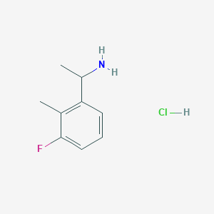 1-(3-Fluoro-2-methylphenyl)ethanamine;hydrochloride