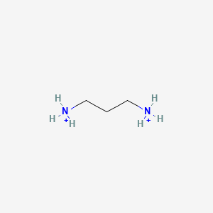 molecular formula C3H12N2+2 B1228749 三亚甲基二胺 