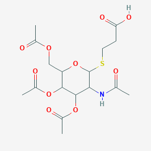 molecular formula C17H25NO10S B12287494 Propionyl 3,4,6-Tri-O-acetyl-2-acetamido-2-deoxy--D-thiogalactopyranoside 