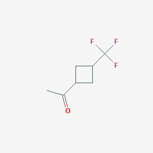 1-[3-(Trifluoromethyl)cyclobutyl]ethan-1-one