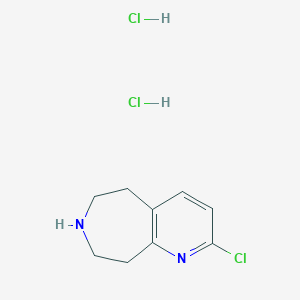 2-chloro-6,7,8,9-tetrahydro-5H-Pyrido[2,3-d]azepine dihydrochloride