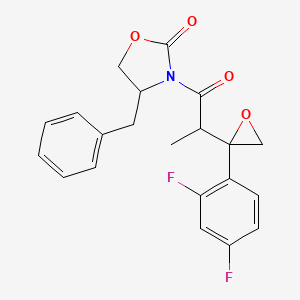 (S)-4-benzyl-3-((R)-2-((R)-2-(2,4-difluorophenyl)oxiran-2-yl)propanoyl)oxazolidin-2-one