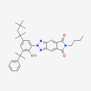 6-Butyl-2-[2-hydroxy-3-(2-phenyl-2-propyl)-5-(2,4,4-trimethyl-2-pentyl)phenyl]-[1,2,3]triazolo[4,5-f]isoindole-5,7(2H,6H)-dione