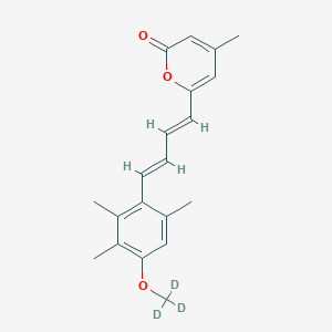 6-[(1E, 3E)-4-(4-Methoxy-2,3,6-trimethylphenyl-d3)-2-methyl-1,3-butadien-1-yl]-4-methyl-2H-pyran-2-one