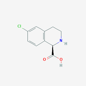 (R)-6-chloro-1,2,3,4-tetrahydroisoquinoline-1-carboxylic acid