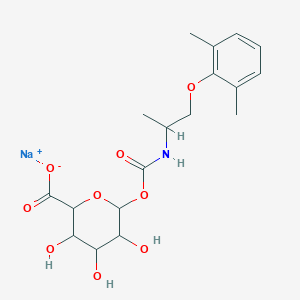 Mexiletine N-carbonyloxy beta-D-glucuronide sodium salt