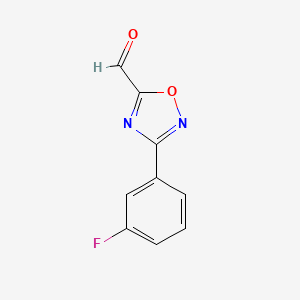 3-(3-Fluorophenyl)-1,2,4-oxadiazole-5-carbaldehyde