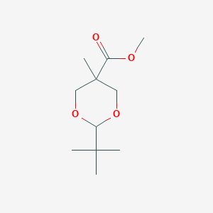 molecular formula C11H20O4 B12287666 Methyl 2-tert-butyl-5-methyl-1,3-dioxane-5-carboxylate 